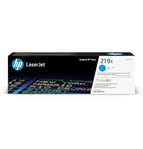 Image of HP 219X High Yield Cyan Original LaserJet Toner Cartridge