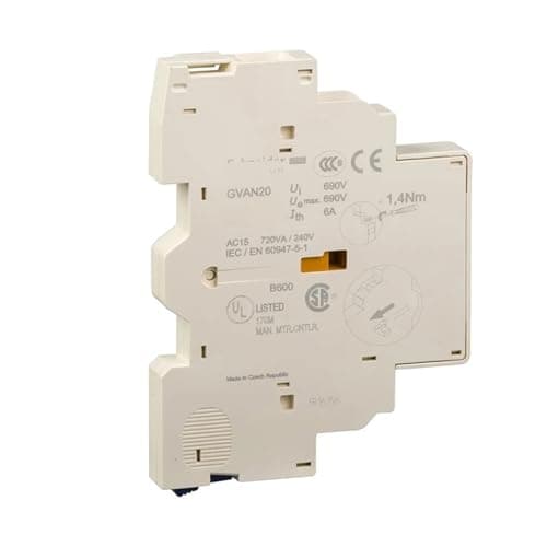 Image of Motor circuit breaker auxiliary contacts GVAE11 GVAN20 motor protector formal 1 normally open closed(GVAE20 side)