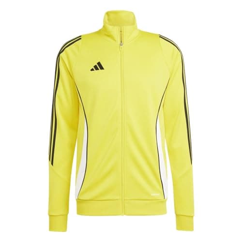 Image of adidas Men's TIRO24 TRAINING JACKET team yellow/white XL