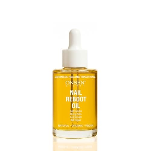 Image of Onsen Secret Nail & Cuticle Repair Oil (35ml) - Dry Oil Formula - Japanese Tsubaki, Tea Tree & Jojoba - Strengthens Nails, Repairs Cuticles, Hydrates Skin & Hair - Natural & Vegan