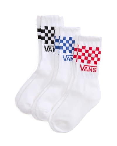 Image of Vans Classic Check Crew logo, White, 1.5