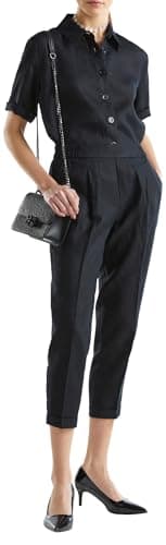 Image of United Colors of Benetton Trousers 4AGH558X5, Black 100, S Woman, Black 100, S