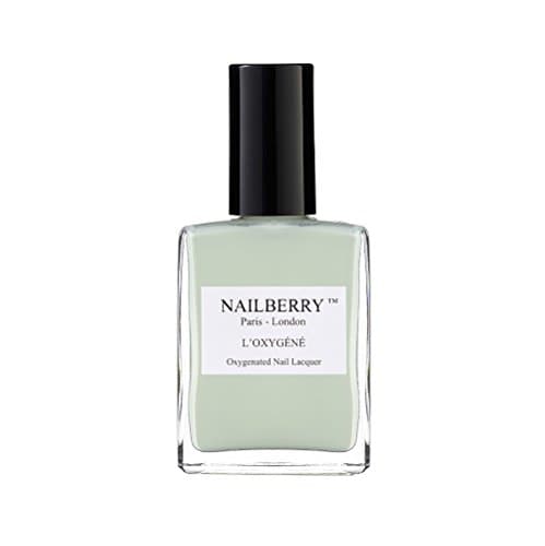 Image of Nailberry L'Oxygéné Oxygenated Nail Lacquer | Minty Fresh, 15 ml | Polish for a Healthier Manicure & Long Lasting Colour | 12-Free, Vegan, Halal, Cruelty & Gluten Free