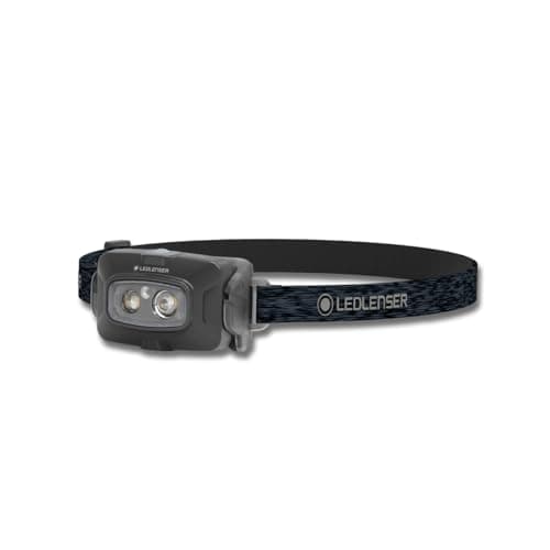Image of Ledlenser HF4R Core Rechargeable Head Torch LED 500lm, 5 Modes, Adjustable Focus, Up to 35hrs Runtime, Lightweight 72g, USB C, IP68 Waterproof, Headlamp for Hiking, Dog Walking, Running, Camping