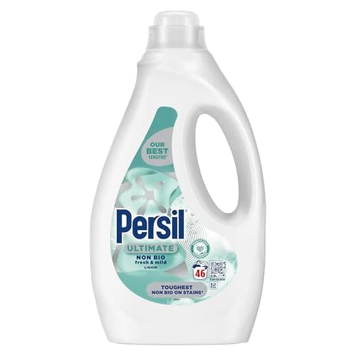Image of Persil Ultimate Non Bio Fresh & Mild Liquid Detergent our toughest non bio on stains* for sensitive skin 46 washes (1.242 L)