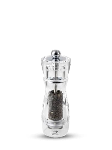 Image of Peugeot - Vittel Manual Pepper Mill - Adjustable Grinder, Acrylic, Clear, 16 cm