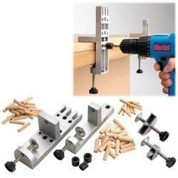 Image of Clarke CDJ2 Universal Dowelling Jig + Drill Bit Set