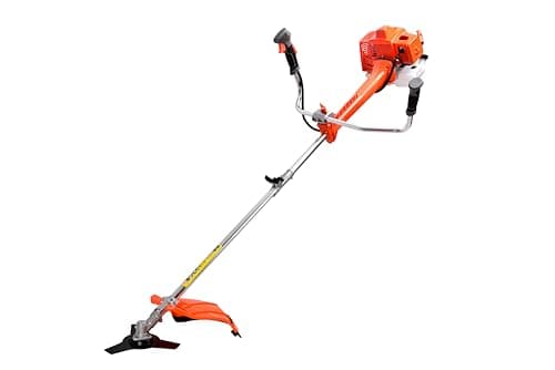 Image of Petrol Strimmer - Heavy Duty Brush Cutter with Dual Handle Comfort Control | Weed Strimmer for Tough Grass & Garden Cutting Maintenance | 65cc Power Outdoor Multi Tool with Anti-Vibration | eSkde