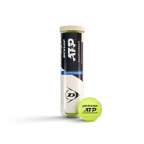 Image of DUNLOP Tennis Ball ATP Championship - for sand, hard court and turf (4 balls)