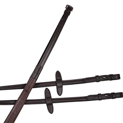 Image of Collegiate Syntovia+ Rubber Reins, Brown, 54"