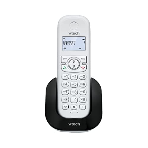 Image of VTech CS1500 DECT Cordless Phone with Call Block, 1 Handset, Landline House Phones, White, Caller ID/Call Waiting, Redial, Handsfree, illuminated Display and Keypad