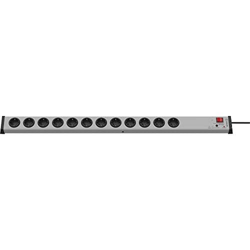 Image of EHMANN 0207x00122301 Surge & Power Filter Power Strip Surge Protection and Mains Filter, 12 Compartments