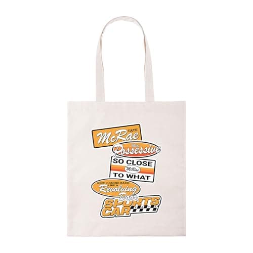 Image of New Spirit Original Retro signs Tate Mcrae T8 tote bag cotton shopper shopping bag reusable bags trending trendy cool fun