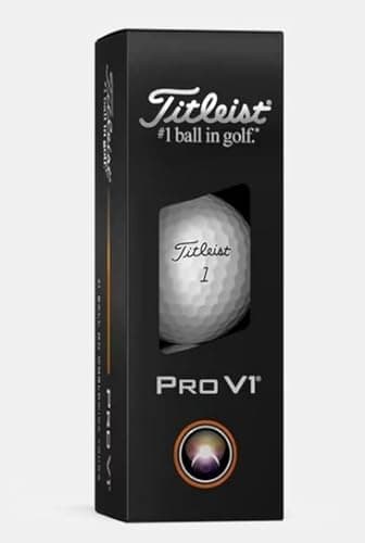 Image of Titleist Pro V1 Golf Balls (White, 3pk) 1 Sleeve 2025