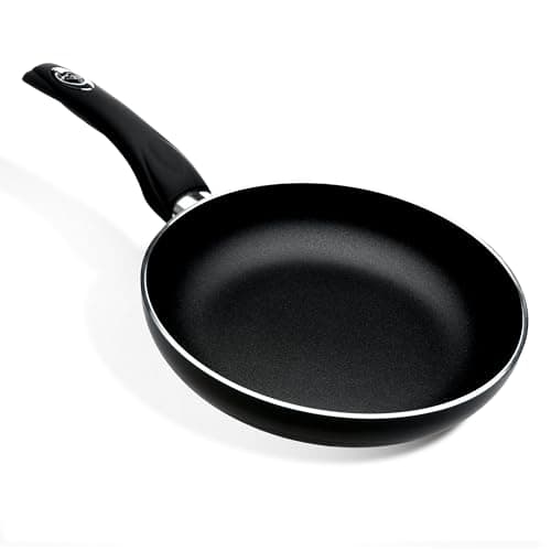 Image of 20cm Black Non-Stick Frying Pan with Soft-Touch Handle | PFOA-Free Premium Non-Stick Coating | Dishwasher Safe | Induction & All Hob Compatible | Durable Pressed Aluminium Encapsulated Base