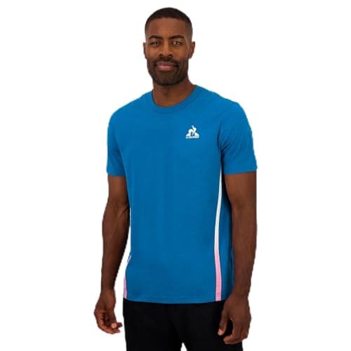 Image of Le Coq Sportif Men's Bat Sp Tee Ss N°2 Enfant T-Shirt, Blue, S
