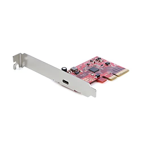 Image of StarTech.com 1-Port USB 3.2 Gen 2x2 PCIe Card, USB-C 20Gbps PCI Express 3.0 x4 Adapter, Data Only, Windows/macOS/Linux, TAA