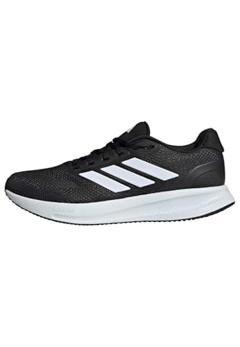 Image of adidas Men's Runfalcon 5 Wide Running Shoes, Core Black/Cloud White/Core Black, 9.5 UK
