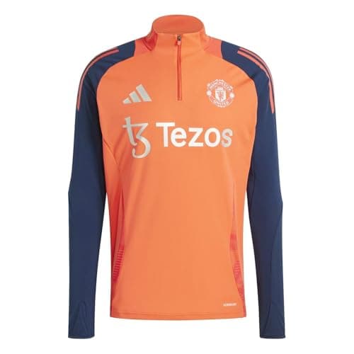 Image of adidas Mens Manchester United Tiro 24 Training Top 2024 2025 Red/Indigo S