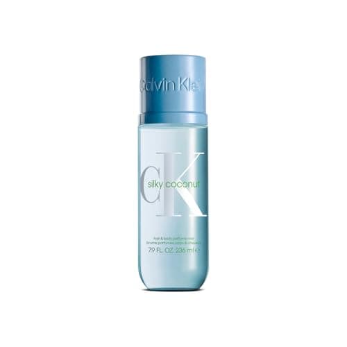 Image of Calvin Klein Silky Coconut Unisex Hair & Body Perfume Mist, Hydrating, Refreshing Icy Coconut and Juicy Pineapple, 236ml