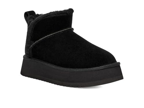 Image of Koolaburra by UGG Women's Koola Ultra Mini Platform Ankle Boot, Black, 8 UK