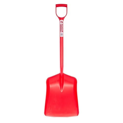 Image of Gorilla Shovel Red Small Multi-Purpose Durable Plastic Lightweight Spade for Garden Home Stable or Builder Small Snow Shovel