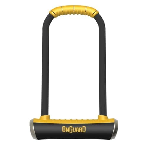Image of OnGuard Pitbull 8002 LS D-Lock 292mm, 14mm Diameter Shackle, Diamond Sold Secure Rated, Black