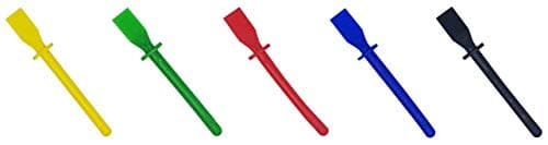 Image of West 11cm Bright Coloured Plastic PVA Glue Spreader Spatula Sticks, Multicoloured Pack of 5, for Art, Craft, Kids Glue Spreaders, Spatula, Kid Craft | Stick