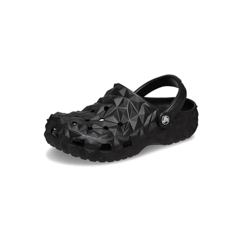 Image of 209572-001 Classic Geometric Kids Clogs Black