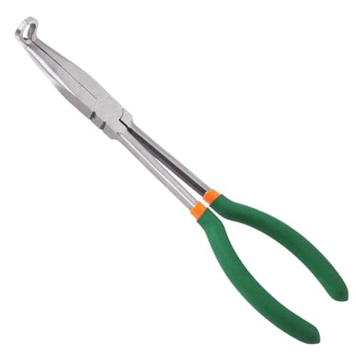 Image of SPEEDWOX Long Reach Hose Grip Pliers 90 Degree Circle Plier Serrated Jaws Ring Nose Spark Plug Removal Tool for Hard to Reach Narrow Spaces High Leverage Reduce Efforts Non-Slip Handle