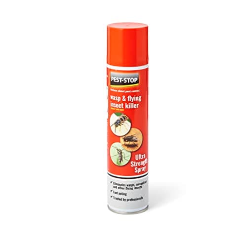 Image of Pest-Stop Wasp & Flying Insect Killer Spray – Fast-Acting Formula for Wasps, Flies, Mosquitoes and More – Indoor Use – Low Odour – 300ml