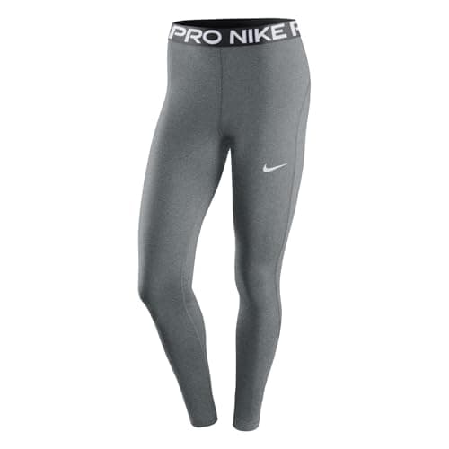 Image of NIKE Women's W Np 365 Tight Leggings, Smoke Grey/Htr/Black/White, S UK