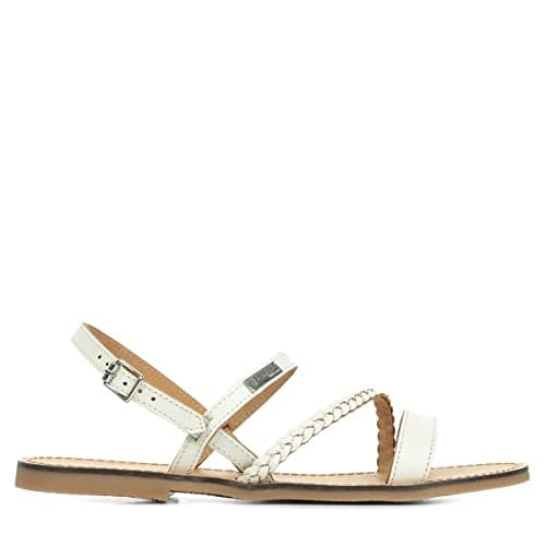 Image of Les Tropéziennes par M. Belarbi C19004 Women’s Open Toe Sandals, White (Blanc 70), 3.5 UK