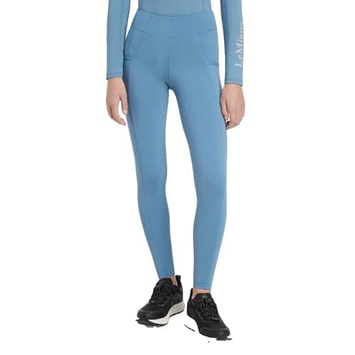 Image of LeMieux Young Rider Orla Pull On Breeches - Ice Blue 9-10 Years