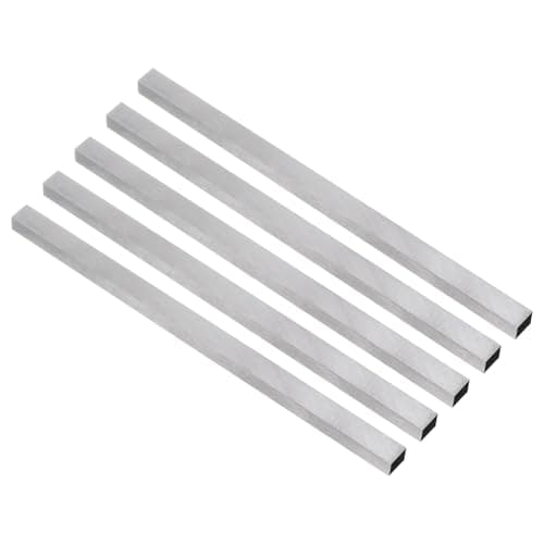 Image of sourcing map Lathe Tool Bit 8mm x 10mm x 200mm, Square Lathe Turning Tool Blanks, HSS (High Speed Steel) Rectangular Fly Cutter Mill Blank, 5pcs