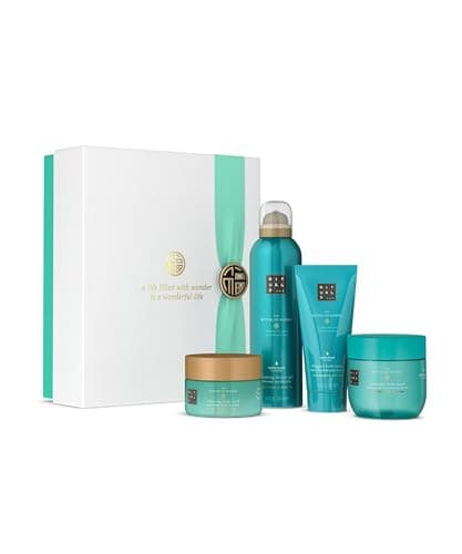 Image of RITUALS Gift Set The Ritual of Karma Medium , Four Skincare Products Enriched with Lotus Flower and White Tea - Bath Gift Box with Nourishing and Soothing Properties