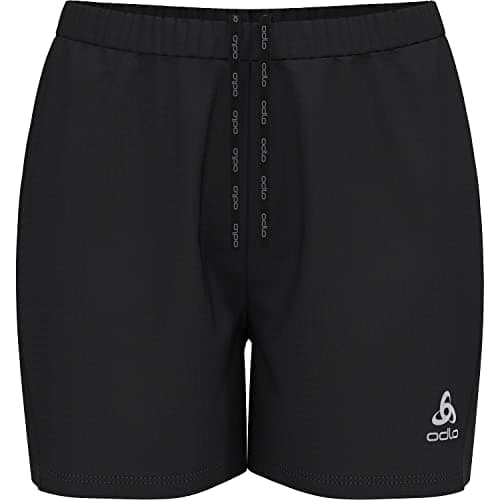 Image of ODLO Women's Essential Four inch Running Shorts, Black, S