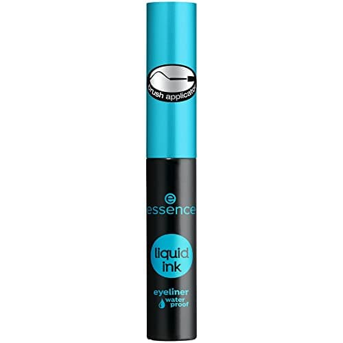 Image of essence liquid ink eyeliner waterproof, eye liner, no. 01, black, defining, long-lasting, waterproof, vegan, perfume free (3 ml)