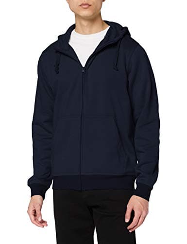 Image of CliQue Mens Basic Full Zip Hoodie (S) (Dark Navy)