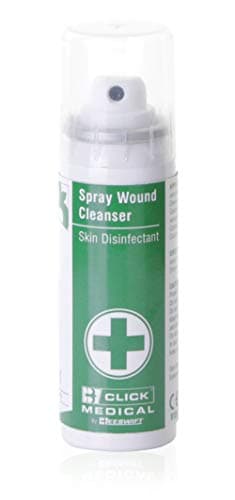 Image of Click Medical CM0379 Wound Cleanser Skin Disinfectant First Aid Aerosol 70ml
