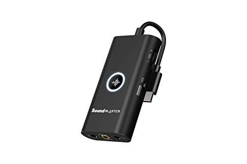 Image of Creative Sound Blaster G3 Portable Console Gaming External Sound Card USB-C DAC Amplifier, Compatible With PS5, PS4, Switch, PC, Mac, for Headphones