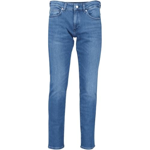 Image of BOSS Hugo Delaware 3-1 Slim Fit Mid Blue Jeans W34 - L34
