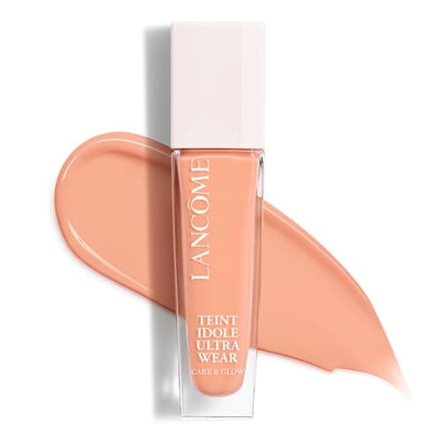 Image of Lancôme Teint Idole Ultra Wear Care & Glow Foundation with Hyaluronic & Mandelic Acid, Medium Buildable Coverage, Up to 24H Glow Finish & SPF 25, Shade: 220C, Fair-Light/Cool Pink Undertones, 30ml