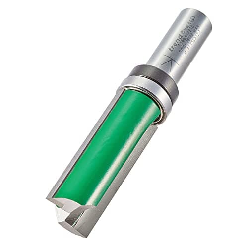 Image of Trend CraftPro Guided Profiler Router Cutter Bit, 1/2 Inch Shank, 19.1mm Cut Diameter & 50mm Cut Length, Tungsten Carbide Tipped, C166X1/2TC