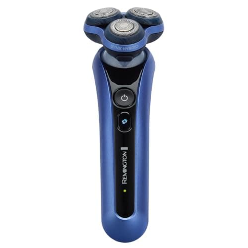 Image of Remington Men's Rotary Shaver [PowerSense Technology : Rotation & Foil Shaver, 100% Waterproof, Wet & Dry Shaver, 360° PivotBall] Limitless X7 (Includes Detail & Beard Trimmer) XR1755