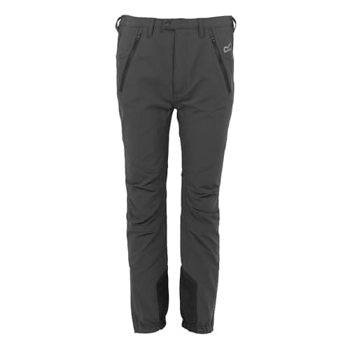 Image of Regatta Boys Tech Mountain Isoflex Durable Walking Trousers. Water Repellent & Elasticated. Suitable for Walking & Hiking. Grey