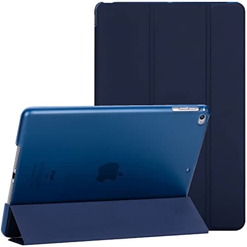 Image of Smart Case for iPad 9.7-Inch Air, Air 2, 5th/6th Gen (2013-2018) - Auto Sleep/Wake, Magnetic, Lightweight Protective Tablet Cover (Blue)