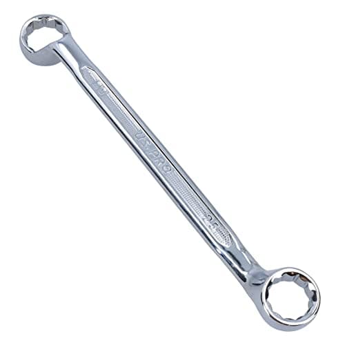 Image of AB Tools Double Ended Metric 25mm + 28mm Ring Obstruction Spanner Wrench 75 Offset