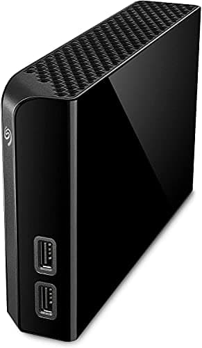 Image of Seagate Backup Plus Hub, 10TB, External Hard Drive Desktop, USB 3.0, 2 USB Ports, for Computer Desktop Workstation PC Laptop Mac, 2 year Rescue Services (STEL10000100)