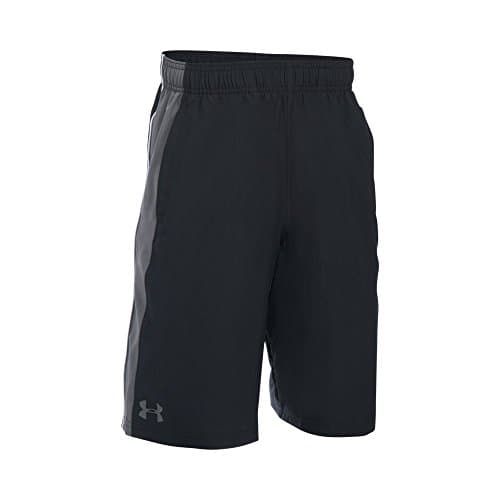 Image of Under Armour Boy's Impulse Woven Shorts - Black, Small/Youth